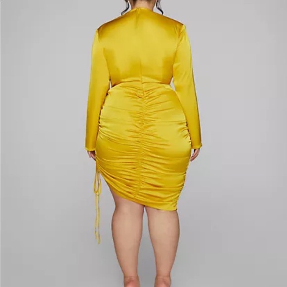 Kaley Cowl Neck Ruched Dress - Picture 3 of 3